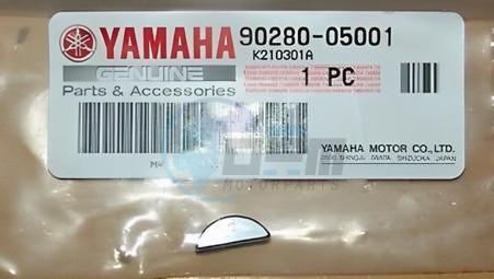 Product image: Yamaha - 902800500100 - KEY, WOODRUFF  0