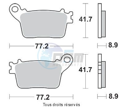 Product image: Sifam - S1174N - Brake Pad Sifam Sinter Metal   S1174N  1