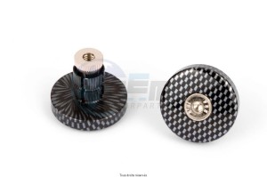 Product image: Sifam - EMBOU34 - Bar ends Plats Ø13 Carbon   