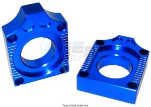 Product image: Kyoto - TENCH02 - Chain Tensioner X2 Yamaha Yz/Wr 125/250/400/450 00-08 Alu 6061-T6 