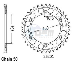 Product image: Esjot - 50-35048-42 - Chainwheel Steel Honda - 530 - 42 Teeth -  Identical to JTR1306 - Made in Germany 