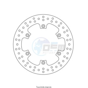 Product image: Sifam - DIS1176W - Brake Disc Suzuki Ø220x134x118  Mounting holes 6xØ6,5 Disk Thickness 4 