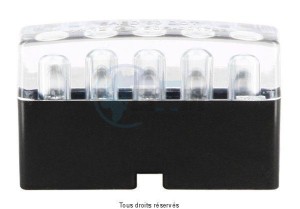 Product image: Kyoto - PHR2008 - Tail Light bulb 5 LED 40 X 25 X 10 MM Lens Red 