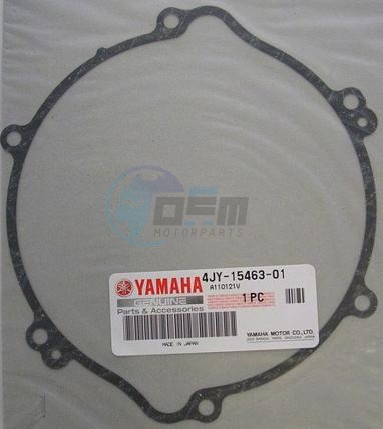 Product image: Yamaha - 4JY154630100 - GASKET, CARBURETOR COVER 2  0