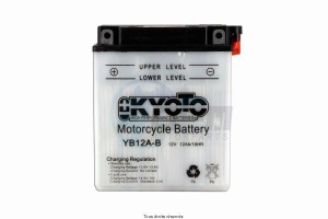 Product image: Kyoto - 712123 - Battery Yb12a-b L 135mm  W 81mm  H 161mm 12v 12ah Acid 0,78l 