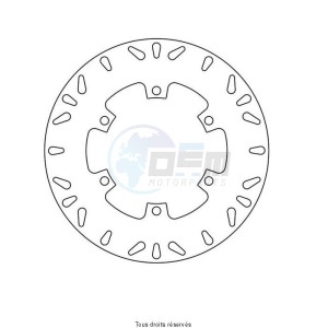 Product image: Sifam - DIS1093W - Brake Disc Kawasaki  Ø270x150x130  Mounting holes 6xØ10,5 Disk Thickness 5 