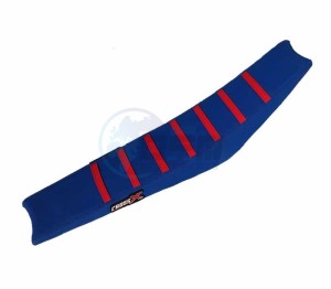 Product image: Crossx - M524-3BLBLR - Saddle Cover KTM SX SXF 2019-2020  EXC 2020 TOP BLUE- SIDE BLUE-STRIPES RED (M524-3BLBLR) 