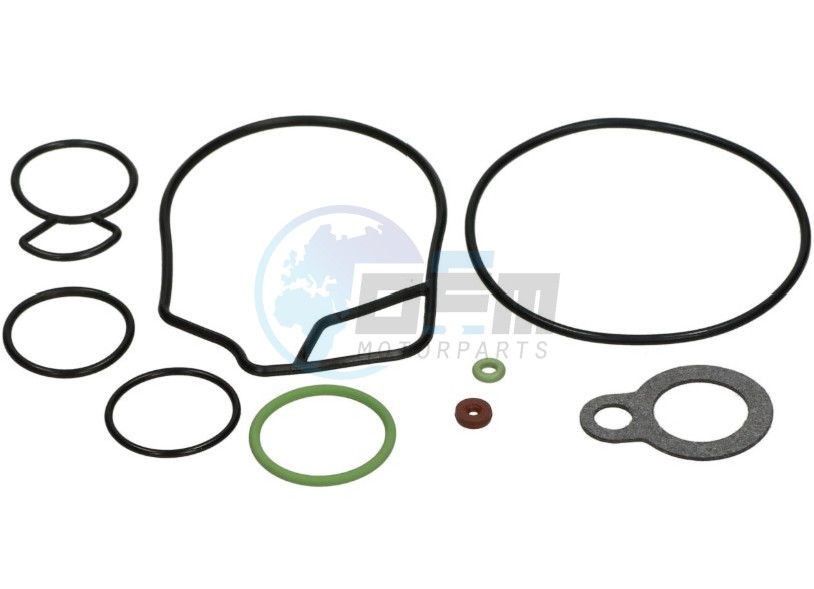 Product image: Aprilia - 498409 - Gaset for Motor, Paper and Copper Gasket  0