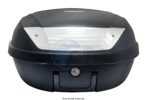 Product image: S-Line - KS52N - Top Case 52L Black Matt Dim : 58x45x32.5cm (2 Helmets) Mounting Plate and Handle 