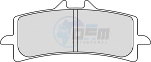 Product image: Ferodo - FDB2260ST - Brakepad Sinter metal Sinter Grip Road 