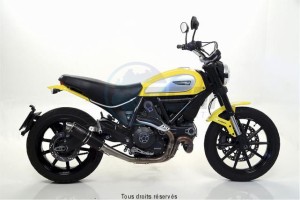 Product image: Giannelli - 73555XP - Silencer  X-PRO SCRAMBLER 2015 Exhaust Damper Steel Inoxydable + Link Pipe 