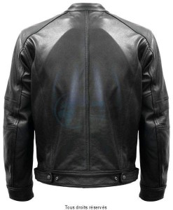 Product image: S-Line - VESTLEAM14 - Jacket Leather Man Size L Shoulder-Elbow and Back Protectors CE <br/> Ep Leather 1.2 mm 