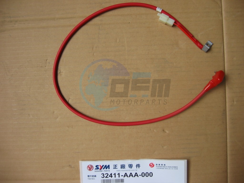 Product image: Sym - 32411-AAA-000 - CABLE BATTERY  0