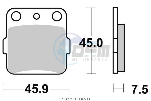 Product image: Sifam - S1059AN - Brake Pad Sifam Sinter Metal   S1059AN  1
