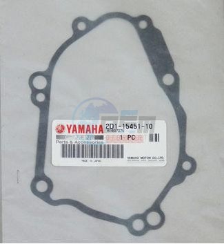 Product image: Yamaha - 2D1154511000 - GASKET, CRANKCASE COVER 1  0