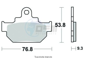 Product image: Sifam - S1329AN - Brake Pad Sifam Sinter Metal   S1329AN 