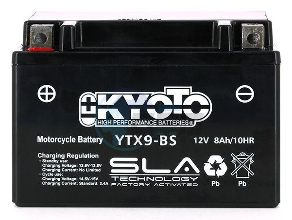 Product image: Kyoto - 512090 - Battery  YTX9-BS SLA-AGM - Without Acid. Ready to Use  0