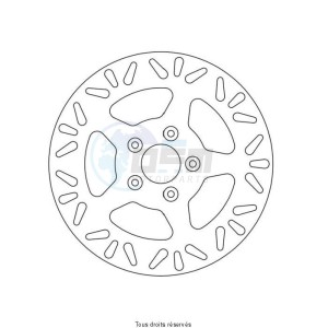 Product image: Sifam - DIS1028 - Brake Disc Harley Ø292x82x50  Mounting holes 5xØ8,5 Disk Thickness 5 