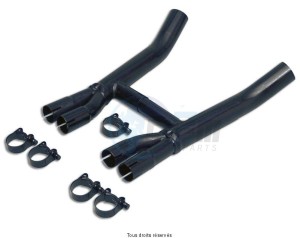 Product image: Marving - 01K2103 - Link Pipe GPZ 600 R/GPX 600 R Not Approved Black  