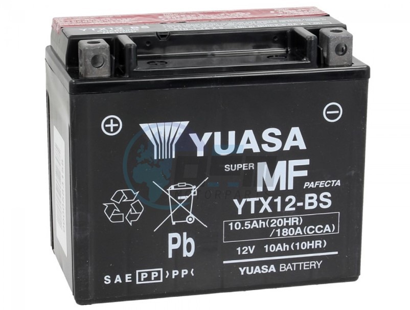 Product image: Vespa - 583158 - Battery (Yuasa) 12V-10Ah   0