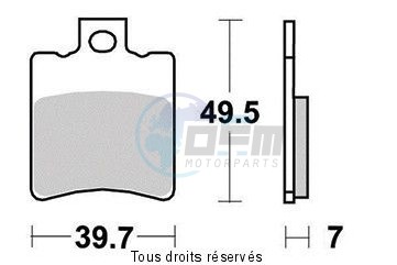 Product image: Sifam - S1065N - Brake Pad Sifam Sinter Metal   S1065N  1