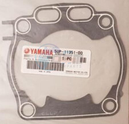 Product image: Yamaha - 5UP113510000 - GASKET, CYLINDER  0