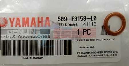 Product image: Yamaha - 509F3158L000 - GASKET  0