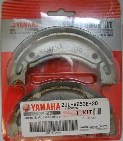 Product image: Yamaha - 2JLW253E2000 - BRAKE SHOE KIT  0