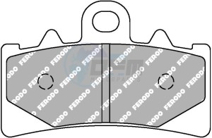 Product image: Ferodo - FDB2266EF - Brakepad Organic Eco-Friction Road 