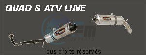 Product image: Marving - 01SEXR38 - Silencer  ATV LINE 150/170/250 04 Approved Rond Ø 100 Alu   0