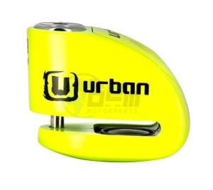 Product image: Urban - UR906X - BLOQUE-DISQUE Universal + ALARME  (SCOOTER) - UR906 - Ã˜6 - Red Fluo 