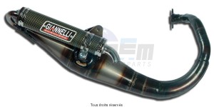 Product image: Giannelli - 31611E - Exhaust REVERSE  F 10 JL 93/01 CEE E13 Silencer  Kevlar   