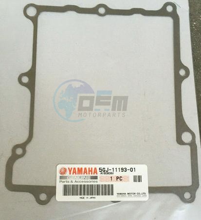 Product image: Yamaha - 5GJ111930100 - GASKET, HEAD COVER 1  0