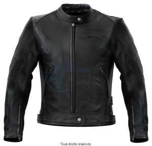 Product image: S-Line - VESTLEAW14 - Jacket Leather Female Size L Shoulder-Elbow and Back Protectors CE <br/> Ep Leather 1.2 mm 