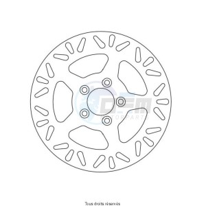 Product image: Sifam - DIS1027 - Brake Disc Harley Ø292x82x56  Mounting holes 5xØ10,5 Disk Thickness 5,8 
