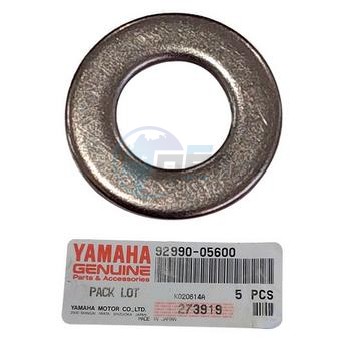 Product image: Yamaha - 929900560000 - WASHER, PLAIN (646)  0