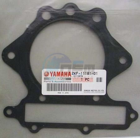 Product image: Yamaha - 2KF111810100 - GASKET, CYLINDER HEAD 1  1