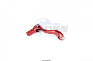 Product image: Kyoto - GEH1006R - Gear Change Pedal Forged Honda Red Xr70   