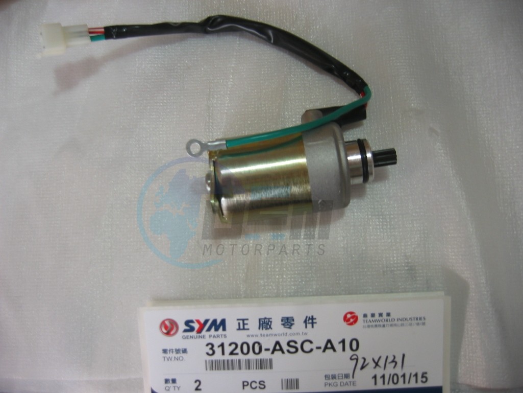 Product image: Sym - 31200-ASC-A10 - START MOTOR ASSY  0