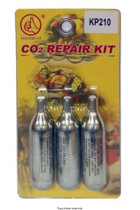 Product image: Kyoto - KP210 - Cartridge kit CO2 3pcs Weight 16g    