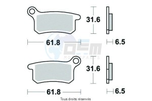 Product image: Sifam - S9006N - Brake Pad Sifam Sinter Metal   S9006N 