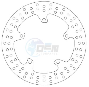 Product image: Ferodo - FMD0437R - Brake disc fixed YAMAHA - with homologation TUV 