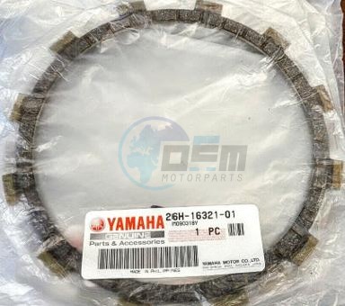 Product image: Yamaha - 26H163210100 - PLATE, FRICTION  0