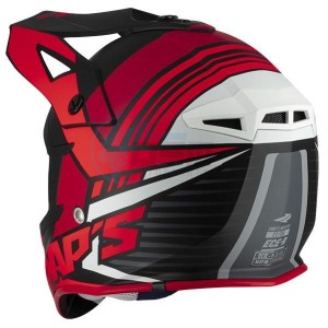Product image: Swaps - CSW2F8105 - Helmet Cross BLUR S818 - Black/Red Mat - Size XL 