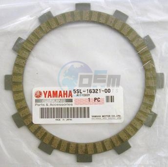 Product image: Yamaha - 5SL163210000 - PLATE, FRICTION  0