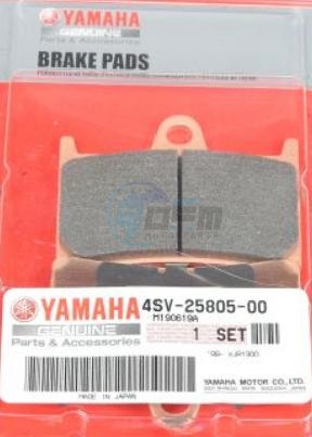 Product image: Yamaha - 4SV258050000 - BRAKE PAD KIT  0