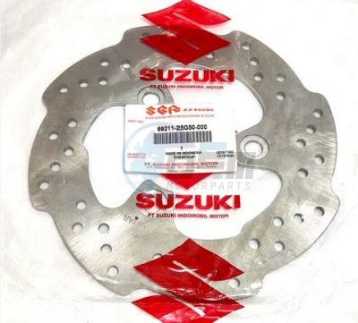 Product image: Suzuki - 69211-25G50 - DISC. REAR BRAKE  0