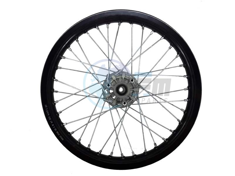 Product image: Rieju - 0/000.120.5440 - COMPLETE REAR WHEEL ASSEMBLY W/O RUBBER  0