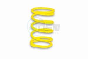 Product image: Malossi - 2911266Y0 - Pressure spring for Vario - Yellow Ø ext.57, 5x120mm - Section 4, 5mm Tarage 5, 5kg 