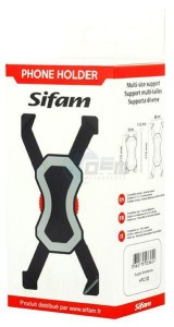 Product image: Sifam - HPC105 - Support Handlebar for Smartphone 3.5 - 6.5 Size 